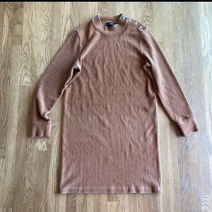 APC womens brown knit dress size small